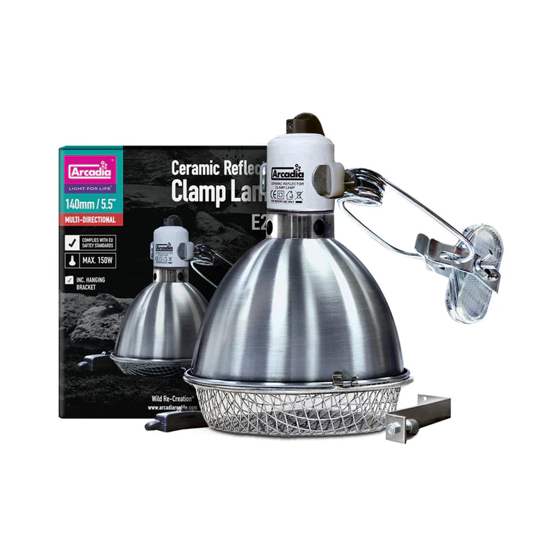 Arcadia Reflector Clamp Lamp with Ceramic Holder (E27)