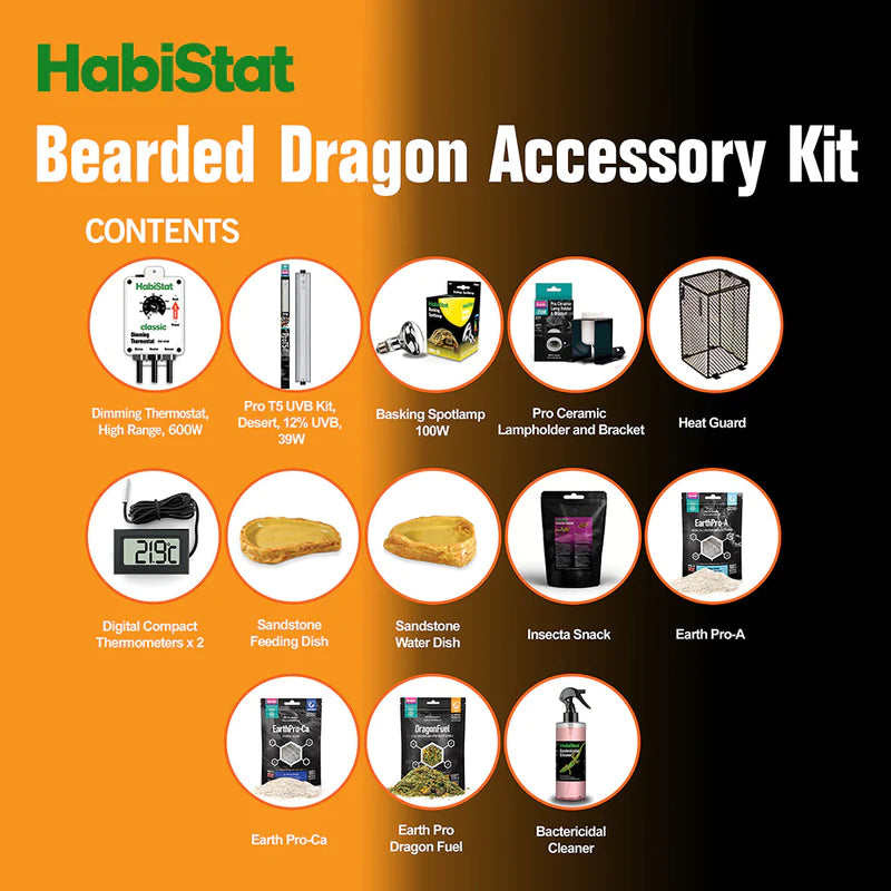 HabiStat Bearded Dragon Accessory Kit